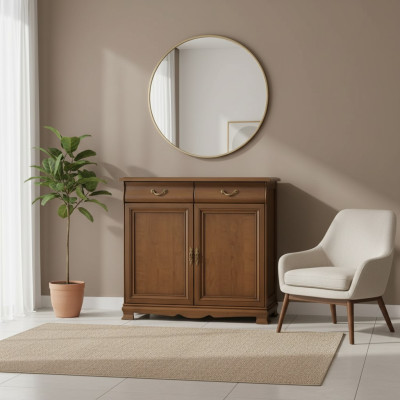 Commode Buffet Meuble Armoire Commode dans Groupe de salon Bois