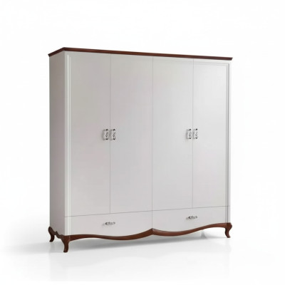 Meuble de garde-robe Vêtements Portemanteau Bois neuf Luxe Armoire à vêtements Design