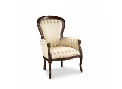 Fauteuil de luxe Salon Fauteuil en textile Design classique Rembourrage