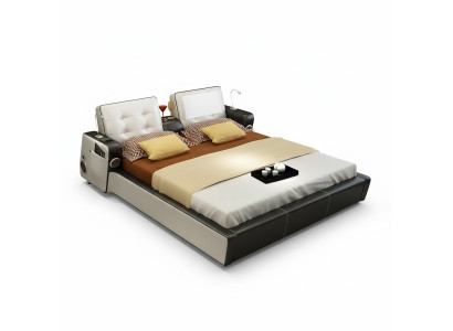 Lit multifonction Lit Double Lit Moderne Cadre de Lit Lits 180 x 200 cm