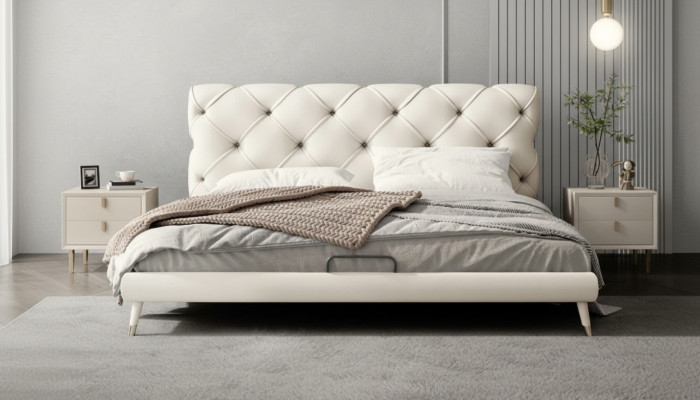 Lit moderne Chambre de luxe Lits Style Cadre de lit Mobilier Mobilier