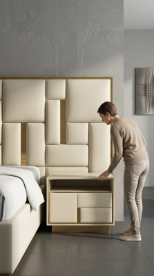 Table de chevet de design Console Tables d'appoint Chambre à coucher en bois Consoles de luxe neuves