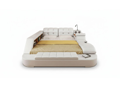 Chesterfield Double Luxury Design Bed 180x200 Multifunction sbett neuf