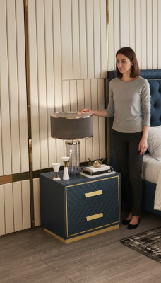 Conception Table de nuit Console Côté Chambre de luxe Consoles Tables Bois