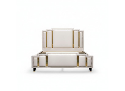 Revêtement de lit en cuir Design Luxueux Double Chambres d'hôtel pour dormir