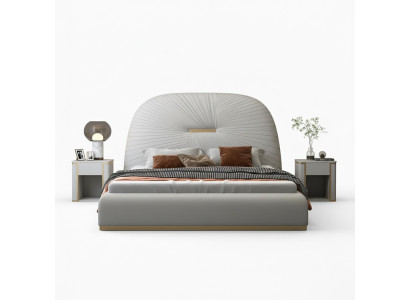 Ensemble complet de meubles de chambre à coucher 3 pièces. Ensemble de meubles de design pour chambre à coucher.