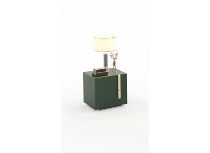 Table de chevet Consoles Nuit vert Tables Côté Chambre Table de chevet consoles