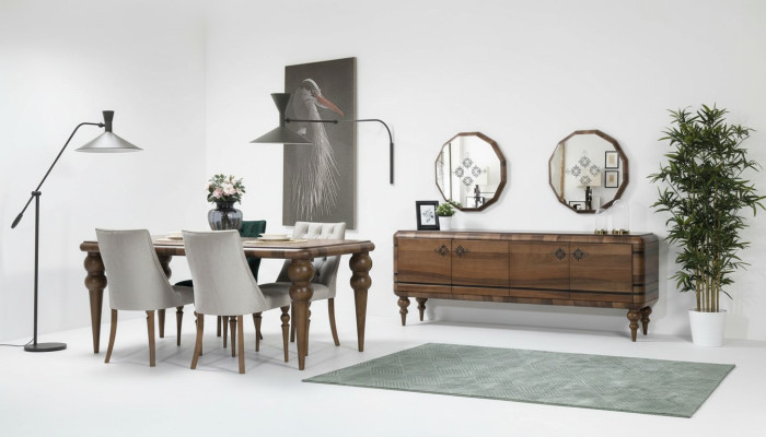 Classique s Buffet Marron Designer Mobilier de luxe en bois Commode Meubles