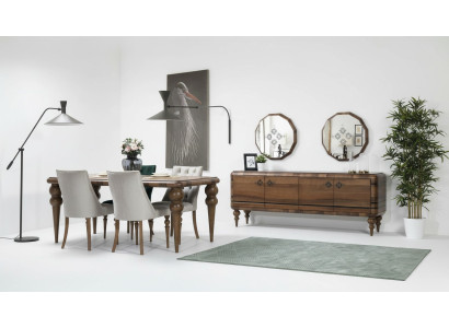 Classique s Buffet Marron Designer Mobilier de luxe en bois Commode Meubles