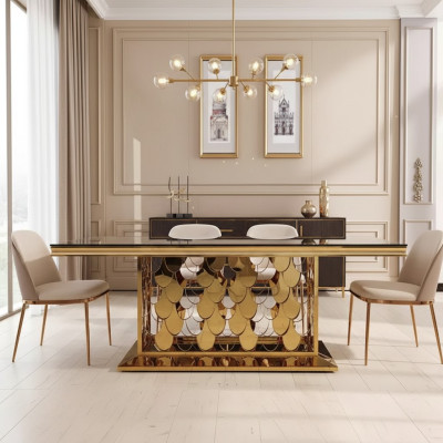 Table de salle à manger Table à manger Tables Salle à manger moderne Mobilier de designer Table à manger Table