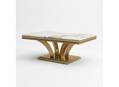 Table basse Design Salon Table basse de luxe Tables Meubles en or 115x70