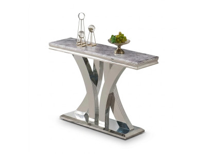 Conception Table de console de luxe Consoles Tables en acier inoxydable Buffet latéral de conception