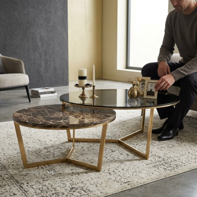 Table basse Table basse Table d'appoint Table basse de designer Table de salon Tables 2x