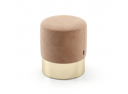 Tabouret beige designer pouf tabouret d'appoint rembourré siège mobilier textile