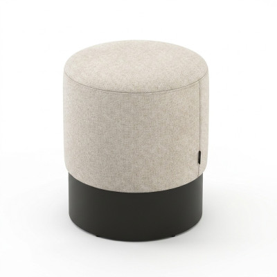 Designer Pouf Élégant Repose-Pieds Tabouret Textile Siège Mobilier de Chambre