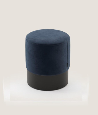 Tabouret rond bleu luxe chambre moderne tabouret d'appoint