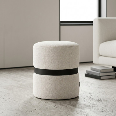 Tabouret Blanc Design Rembourré Mobilier de Chambre Tabouret Latéral Moderne