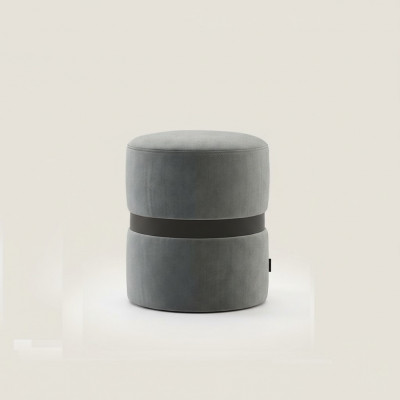 Tabouret moderne gris de luxe Tabouret d'appoint Mobilier de chambre Style nouveau