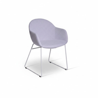 Chaises de salle à manger Lila Chaise design rembourrée Chaise moderne avec accoudoirs nouvelle