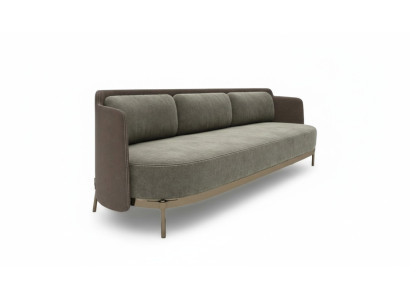 Canapé moderne 3 places Salon Revêtement Textile Luxe Canapé 228cm Tissu