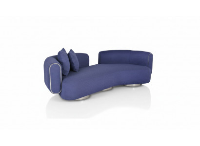 Trois places bleu de luxe canapé trois places meubles de siège moderne salon