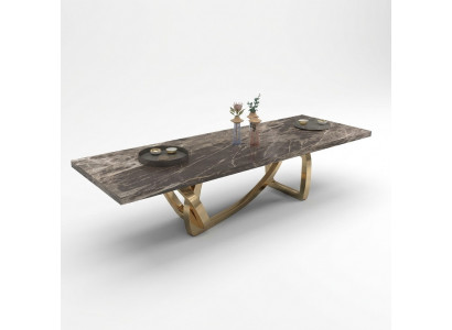 Grande table à manger élégante Mobilier de salle à manger Design moderne Nouveau élégant