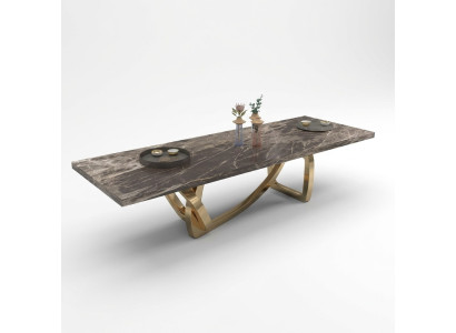 Grande table à manger élégante Mobilier de salle à manger Design moderne Nouveau élégant