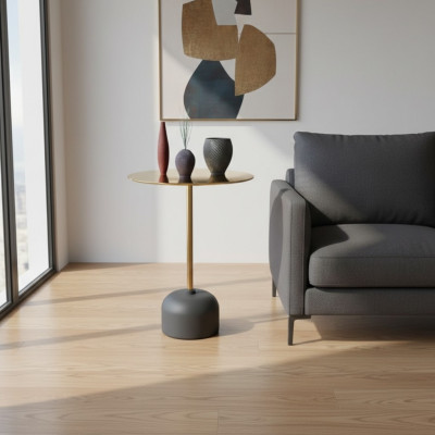 Table d'appoint ronde luxueuse pour le salon Table basse Mobilier design