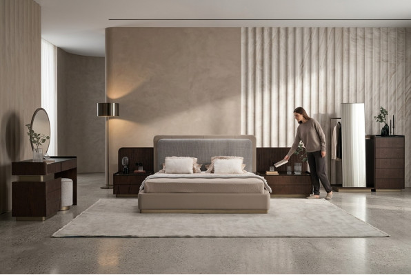 Ensemble de chambre de luxe 7 pièces Ensemble élégant Canapé Rembourrage Meubles
