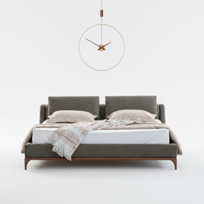 Lits Chambre Noir Luxe Design Rembourrage Lit Meubles Designer Nouveau