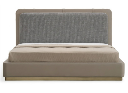 Lit design moderne de luxe Élégant Lits Chambre à coucher 180x200 Meubles Tissu