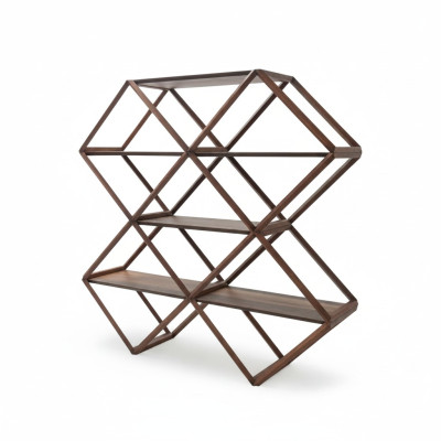 Étagère à livres classique en bois étagères armoire Mobilier de bureau Design Ameublement