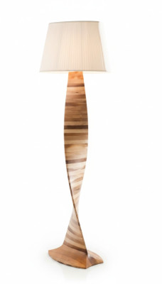 Lampe de sol de luxe pour salon design moderne lampe sur pied en bois lumières