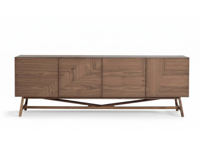 Buffet de salle à manger moderne de design de luxe en bois Commode Buffet de rangement