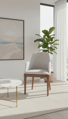Chaise en bois de luxe au design moderne inclinable blanc Mobilier de salle à manger
