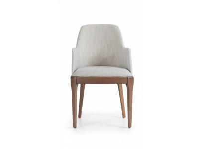 Chaise en bois de luxe au design moderne inclinable blanc Mobilier de salle à manger