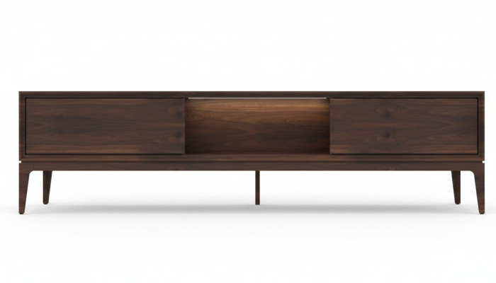 Salon de luxe Meubles bruns Unité murale TV Table basse neuve Moderne