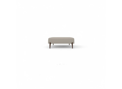 Tabouret de luxe pour le confort de la chambre avec repose-pieds de design moderne