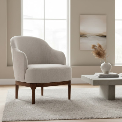 Fauteuil de salon moderne de luxe de design gris couleur salle de club gris