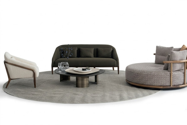 Ensemble de salon design 3+3+1 Ensemble de canapé Mobilier luxueux moderne