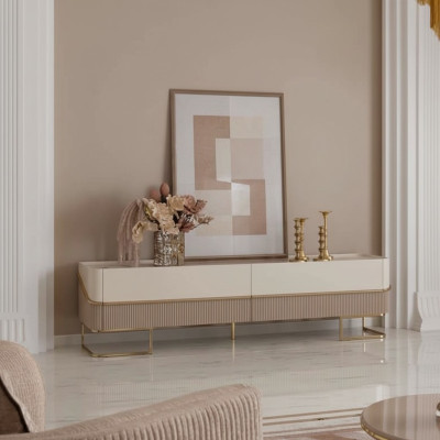 Classique r TV Stand Sideboard Coffre Commode Salons Armoires Télévision - meuble tv