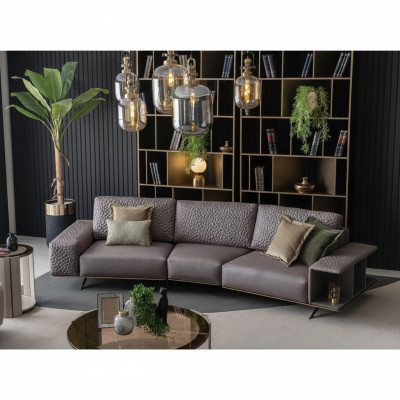 Canapé XXL Canapé Rembourrage Meubles Canapé Rond Canapés Grands Canapés 363cm
