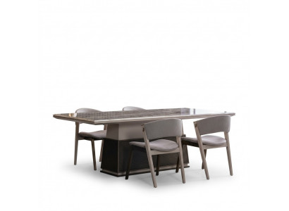 Table à manger de luxe Tables à manger Ensemble de table à manger Ensemble de salle à manger Tables 4x chaises Chaise