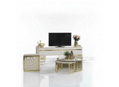 Armoire de salon Armoire haute Buffet Commode Meuble console Meuble TV