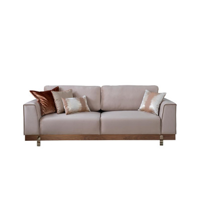 Ensemble de canapé de luxe 3+2+1 Siège Fauteuil Canapé Mobilier Design Rembourré 3 pièces.