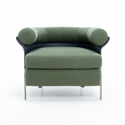 Fauteuil en velours fauteuil chaise de cuisine fauteuil rembourré chaise rembourrée moderne