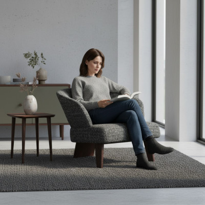 Fauteuil de luxe élégant modèle dans le style moderne Lounge pour Hôtels Club