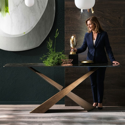 Consoles de designer Meubles de luxe Salon Table en bois Coiffeuses nouvelles