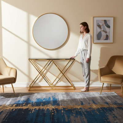 Console Table Table Designer Table Table de salon Mobilier de luxe Table d'appoint