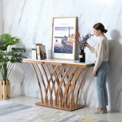 Tische Konsole Tabelle Konsolen Möbel Seite Wohnzimmer Einrichtungen